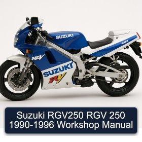 Suzuki RGV250 RGV 250 1990-1996 Workshop Manual