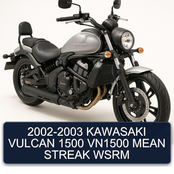 2002-2003 KAWASAKI VULCAN 1500 VN1500 MEAN STREAK WSRM