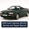 2000 Audi Cabriolet (B4-8G) Service and Repair Manual