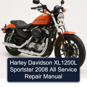 Harley Davidson XL1200L Sportster 2008 All Service Repair Manual
