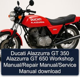 Ducati Alazzurra GT 350 Alazzurra GT 650 Workshop Manual/Repair Manual/Service Manual download