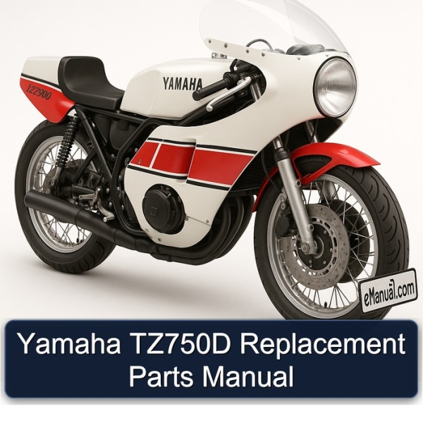 Yamaha TZ750D Replacement Parts Manual