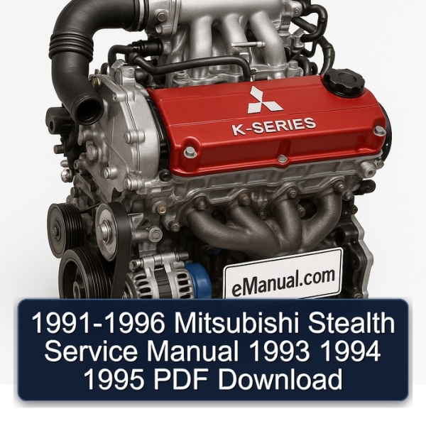 1991-1996 Mitsubishi Stealth Service Manual 1993 1994 1995 PDF Download