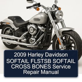 2009 Harley Davidson SOFTAIL FLSTSB SOFTAIL CROSS BONES Service Repair Manual