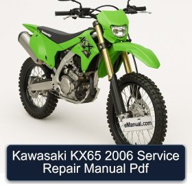 Kawasaki KX65 2006 Service Repair Manual Pdf