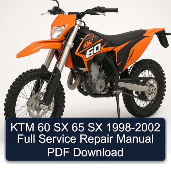 KTM 60 SX 65 SX 1998-2002 Full Service Repair Manual PDF Download