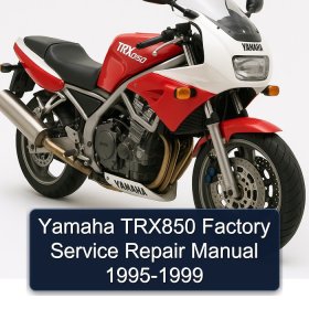 Yamaha TRX850 Factory Service Repair Manual 1995-1999