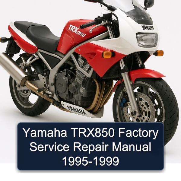 Yamaha TRX850 Factory Service Repair Manual 1995-1999