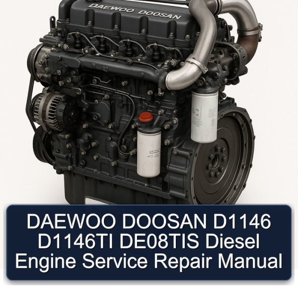 DAEWOO DOOSAN D1146 D1146TI DE08TIS Diesel Engine Service Repair Manual