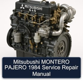 Mitsubushi MONTERO PAJERO 1984 Service Repair Manual