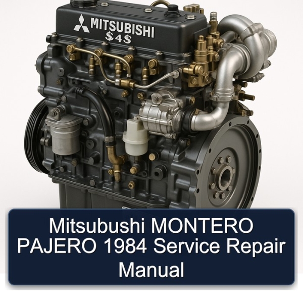 Mitsubushi MONTERO PAJERO 1984 Service Repair Manual