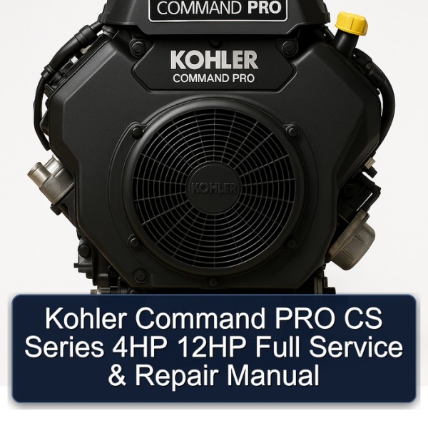 Kohler Command PRO CS Series 4HP 12HP Full Service & Repair Manual