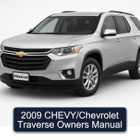 2009 CHEVY/Chevrolet Traverse Owners Manual