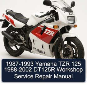 1987-1993 Yamaha TZR 125 1988-2002 DT125R Workshop Service Repair Manual