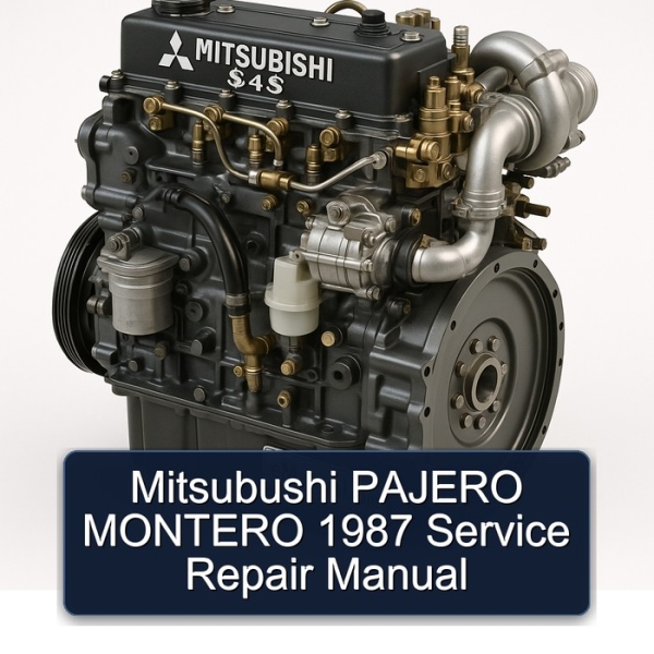 Mitsubushi PAJERO MONTERO 1987 Service Repair Manual