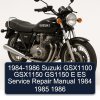 1984-1986 Suzuki GSX1100 GSX1150 GS1150 E ES Service Repair Manual 1984 1985 1986