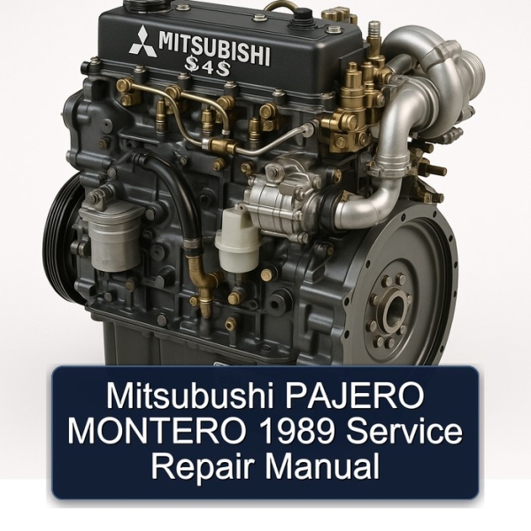 Mitsubushi PAJERO MONTERO 1989 Service Repair Manual