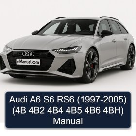 Audi A6 S6 RS6 (1997-2005) (4B 4B2 4B4 4B5 4B6 4BH) Manual