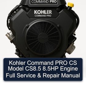 Kohler Command PRO CS 8.5 - Werkstatt- und Reparaturhandbuch