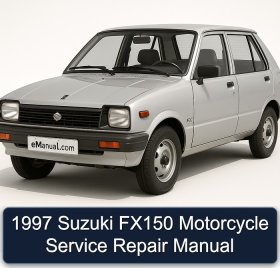 1997 Suzuki FX150 Motorcycle Service Repair Manual