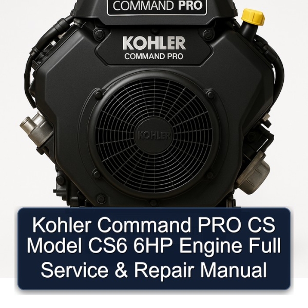 Kohler Command PRO CS Model CS6 6HP Engine Full Service & Repair Manual