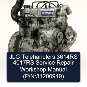 JLG Telehandlers 3614RS 4017RS Service Repair Workshop Manual (P/N:31200940)