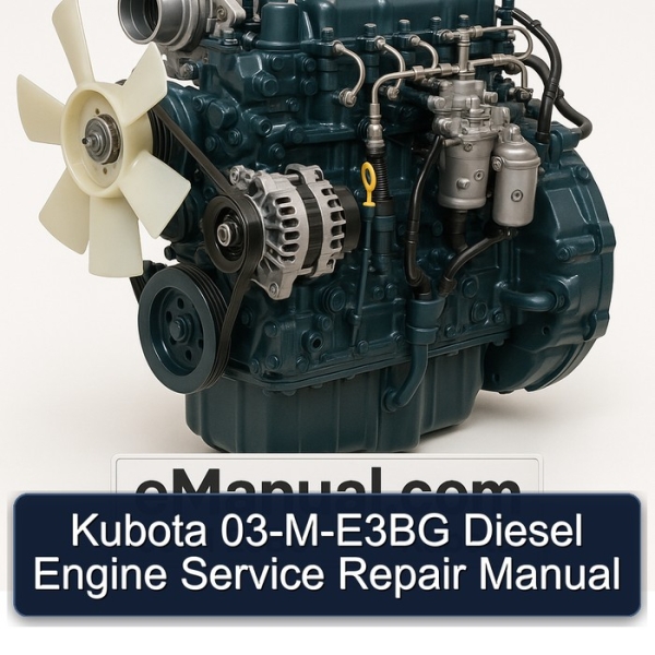 Kubota 03-M-E3BG Diesel Engine Service Repair Manual