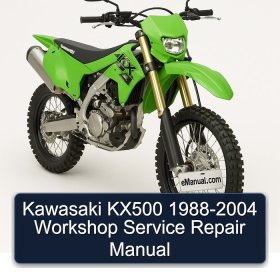 Kawasaki KX500 1988-2004 Workshop Service Repair Manual