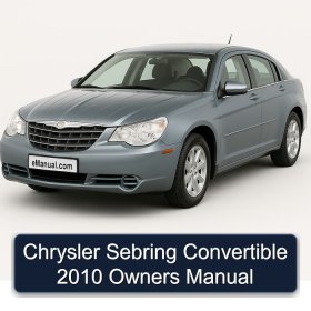 Chrysler Sebring Convertible 2010 Owners Manual