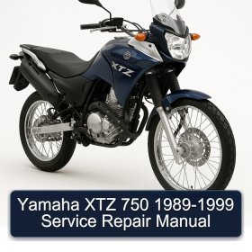 Yamaha XTZ 750 1989-1999 Service Repair Manual