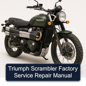 Triumph Scrambler Factory Service Repair Manual