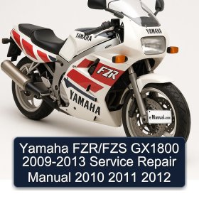 Yamaha FZR/FZS GX1800 2009-2013 Service Repair Manual 2010 2011 2012
