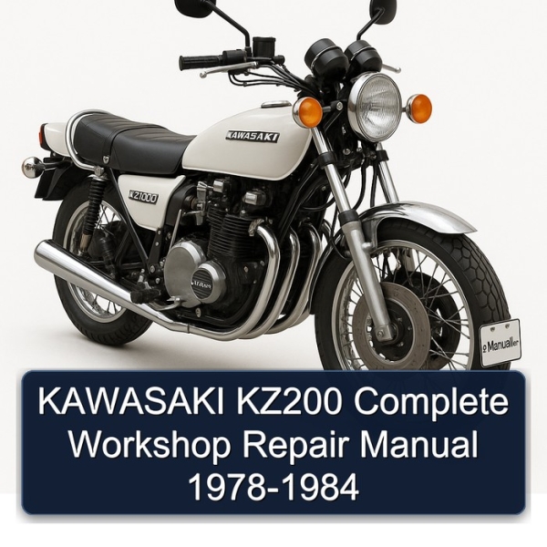 KAWASAKI KZ200 Complete Workshop Repair Manual 1978-1984