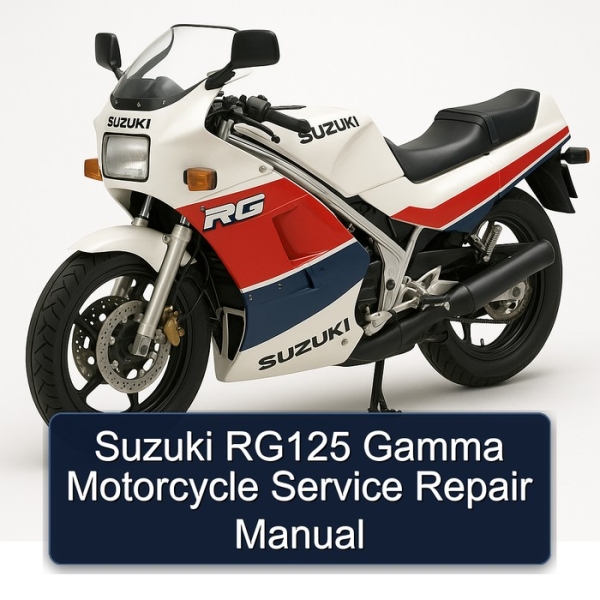 Suzuki RG125 Gamma Motorcycle Service Repair Manual
