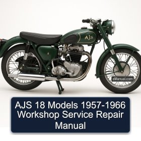 AJS 18 Models 1957-1966 Workshop Service Repair Manual