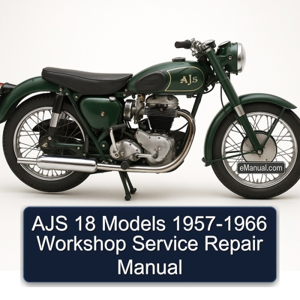 AJS 18 Models 1957-1966 Workshop Service Repair Manual