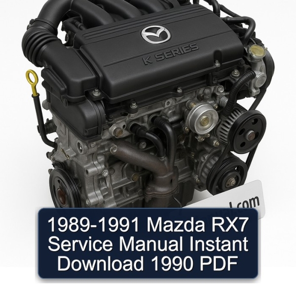 1989-1991 Mazda RX7 Service Manual Instant Download 1990 PDF