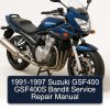 1991-1997 Suzuki GSF400 GSF400S Bandit Service Repair Manual