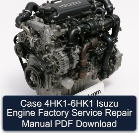 Case 4HK1-6HK1 Isuzu Engine Factory Service Repair Manual PDF Download