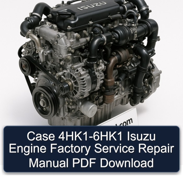 Case 4HK1-6HK1 Isuzu Engine Factory Service Repair Manual PDF Download