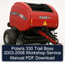 Polaris 330 Trail Boss 2003-2008 Workshop Service Manual PDF Download