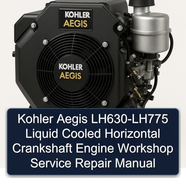 Kohler Aegis LH630-LH775 Liquid Cooled Horizontal Crankshaft Engine Workshop Service Repair Manual