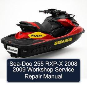 Sea-Doo 255 RXP-X 2008 2009 Workshop Service Repair Manual