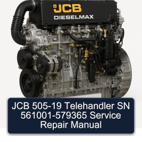 JCB 505-19 Telehandler SN 561001-579365 Service Repair Manual