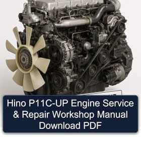 Hino P11C-UP Engine Service & Repair Workshop Manual Download PDF