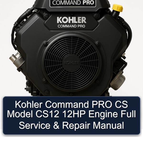 Kohler Command PRO CS Model CS12 12HP Engine Full Service & Repair Manual