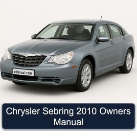 Chrysler Sebring 2010 Owners Manual
