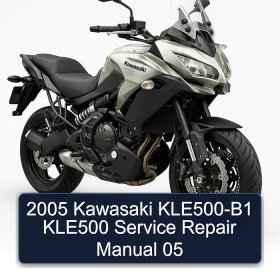 2005 Kawasaki KLE500-B1 KLE500 Service Repair Manual 05
