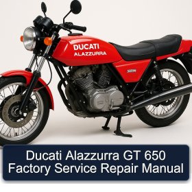 Ducati Alazzurra GT 650 Factory Service Repair Manual