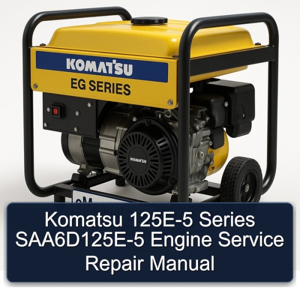 Komatsu 125E-5 Series SAA6D125E-5 Engine Service Repair Manual
